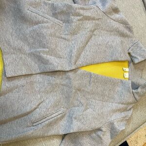Gray Open Front Blazer Moth Size XS